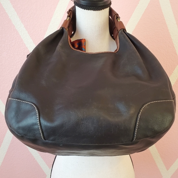 KATE SPADE ♠️ Black Leather Hobo - Picture 3 of 10